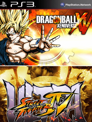 2 JUEGOS EN 1 DRAGON BALL XENOVERSE ps3 + Ultra Street Fighter IV ps3