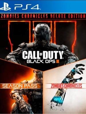 Call of Duty Black Ops III MAS DLC Zombies Chronicles MAS PASE DE TEMPORADA PS4